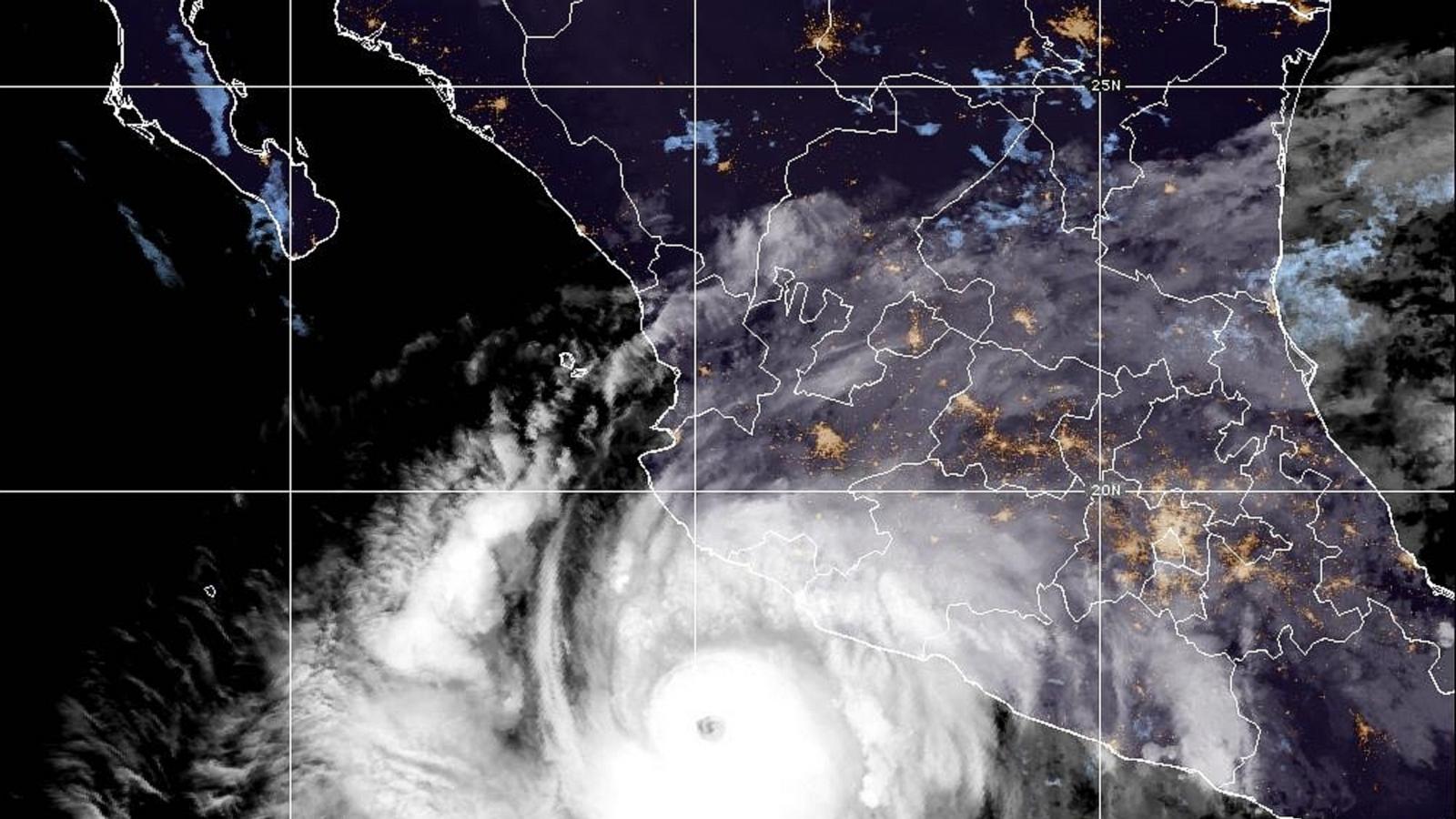 Simon strengthens into a Category 4 hurricane as it approaches Mexico's coast