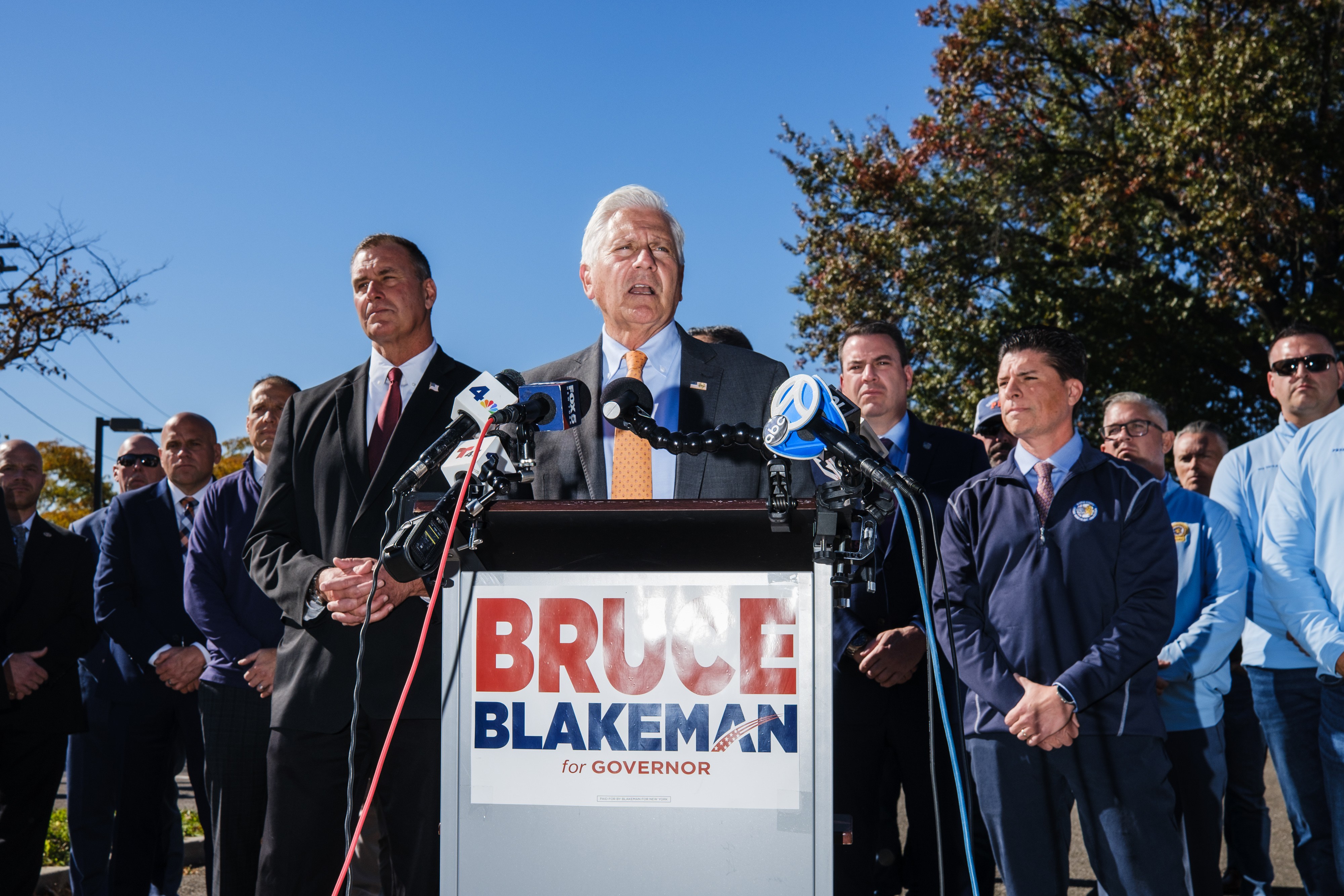 Blakeman backed by police unions from across NYS as gov race enters final stretch: ‘Common sense’