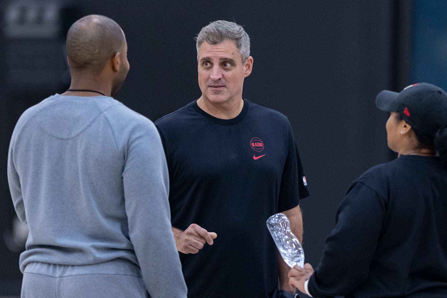 Blazers open training camp with surprise visitor, standout performances, minor coaching gaffe